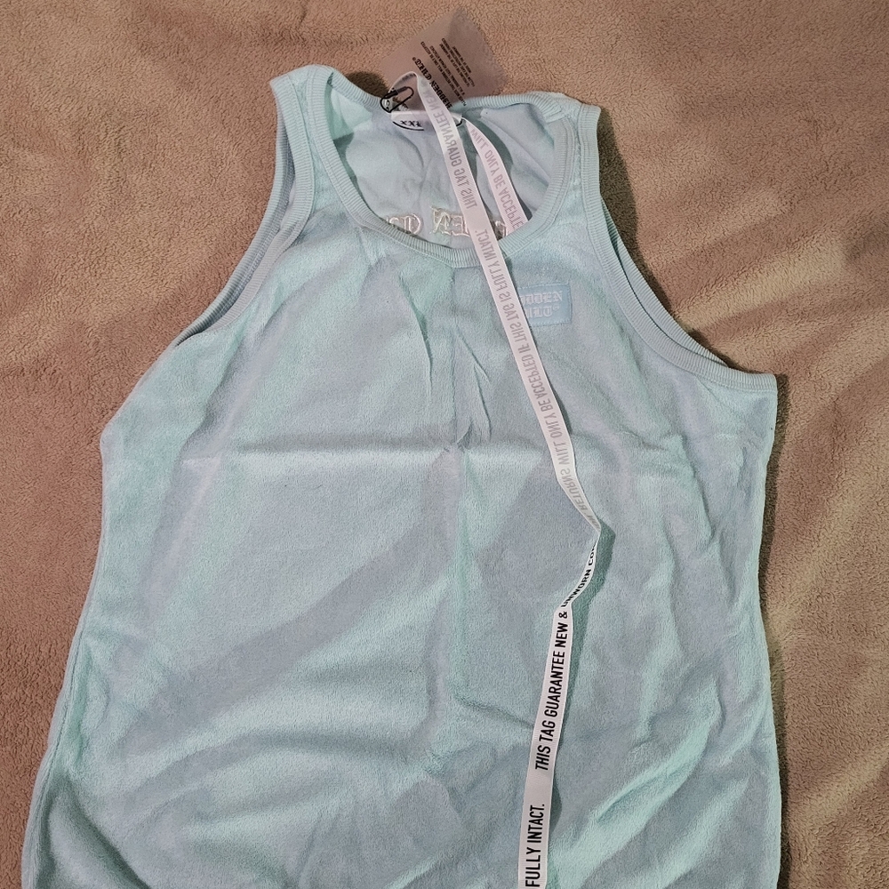 Hidden Cult Sky Blue Terry Tank Top